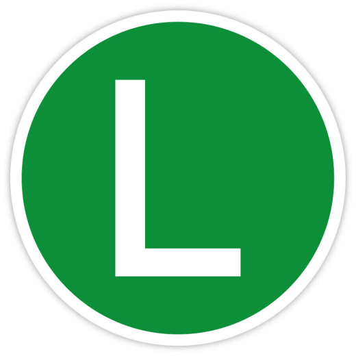 L- Schild lärmreduziert für LKW, ( Österreich ) Ø 22 cm